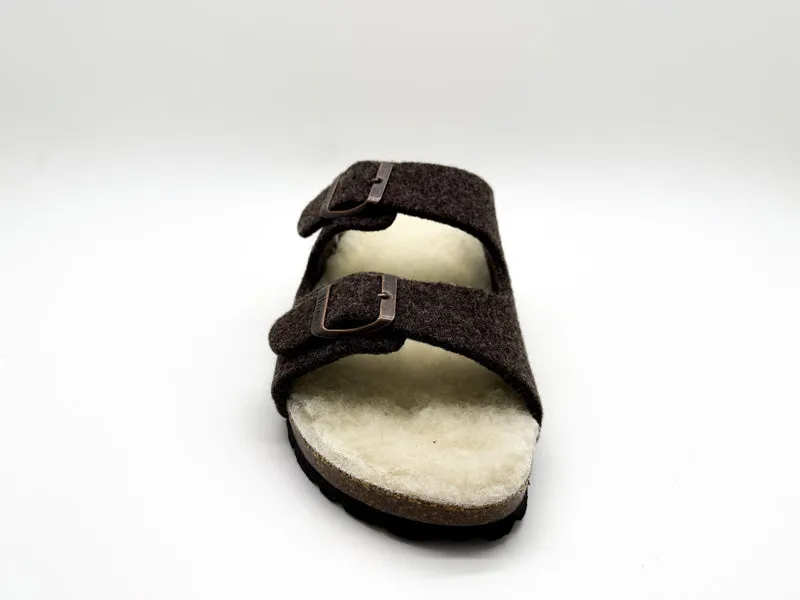 thies 1856 ® Recycled Wool Sandal marron