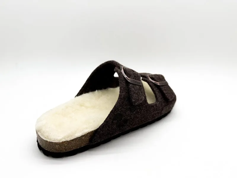 thies 1856 ® Recycled Wool Sandal marron