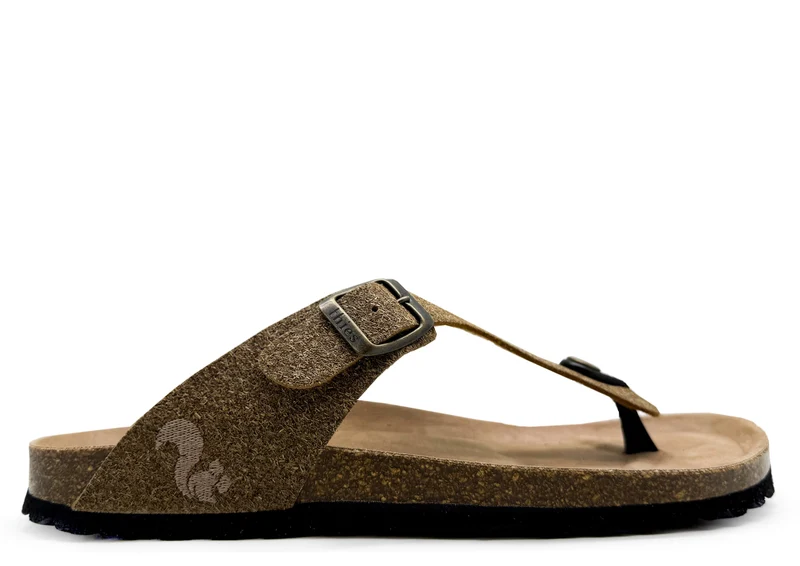 thies 1856 ® Eco Palm Thong Sandal natural palm