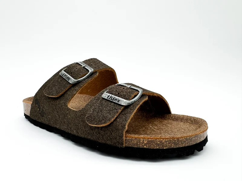 thies 1856 ® Eco Palm Sandal vegan dark palm