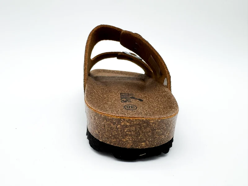 thies 1856 ® Eco Palm Sandal vegan dark palm