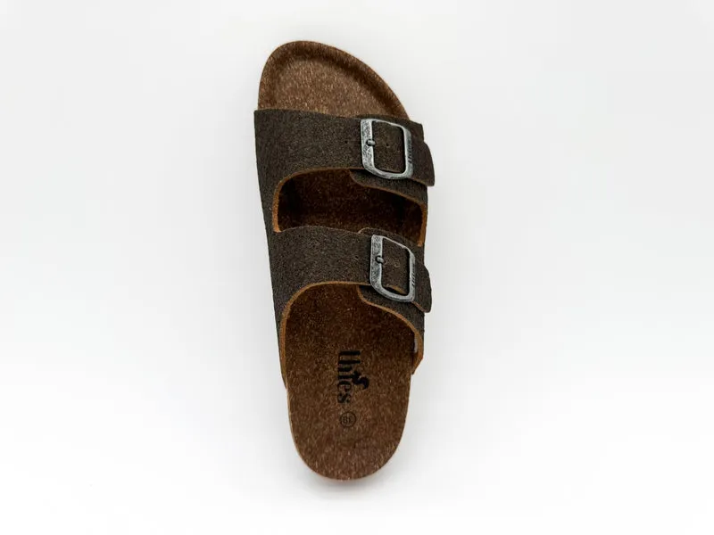 thies 1856 ® Eco Palm Sandal vegan dark palm