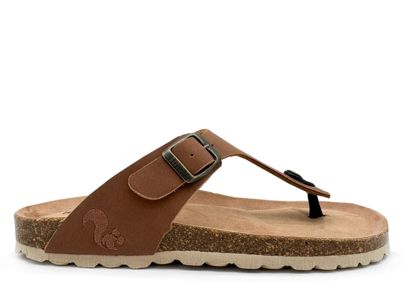 thies 1856 ® Eco Bio Thong Sandal vegan cinnamon