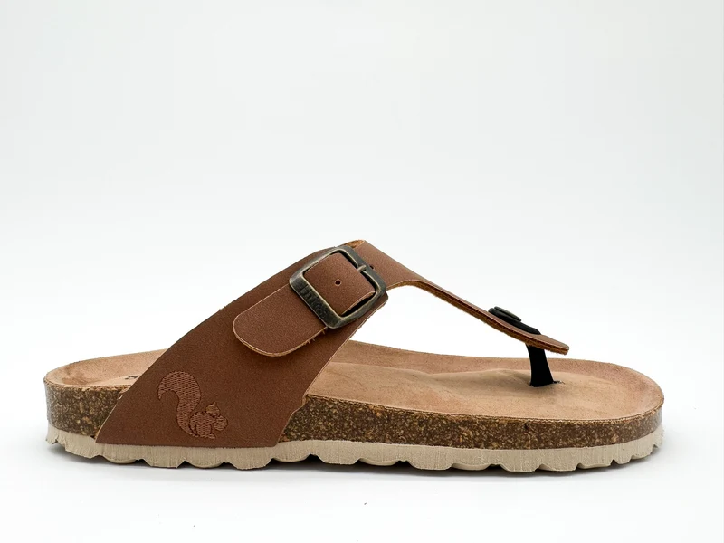 thies 1856 ® Eco Bio Thong Sandal vegan cinnamon