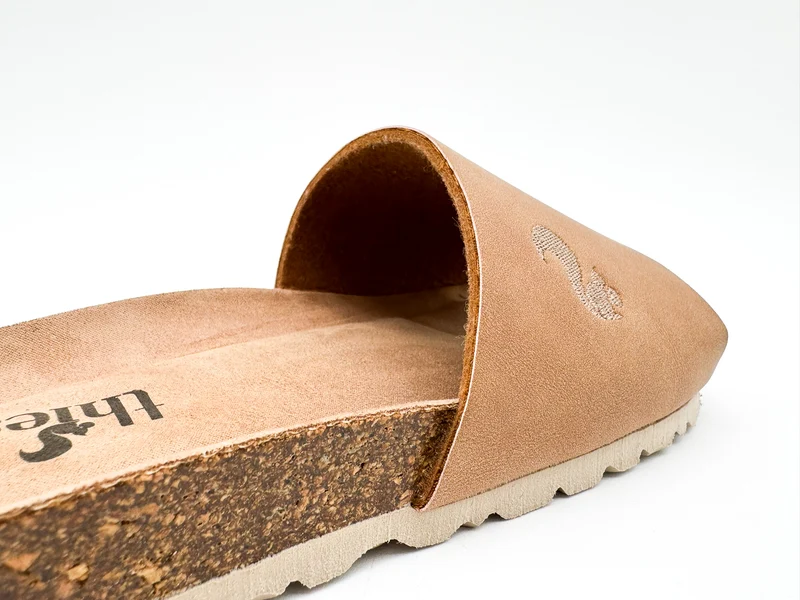 thies 1856 ® Eco Pool Slide vegan cashew