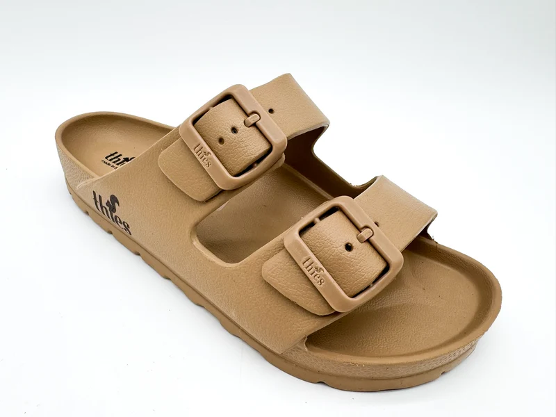 thies 1856 ® Ecofoam Sandal vegan cappuccino