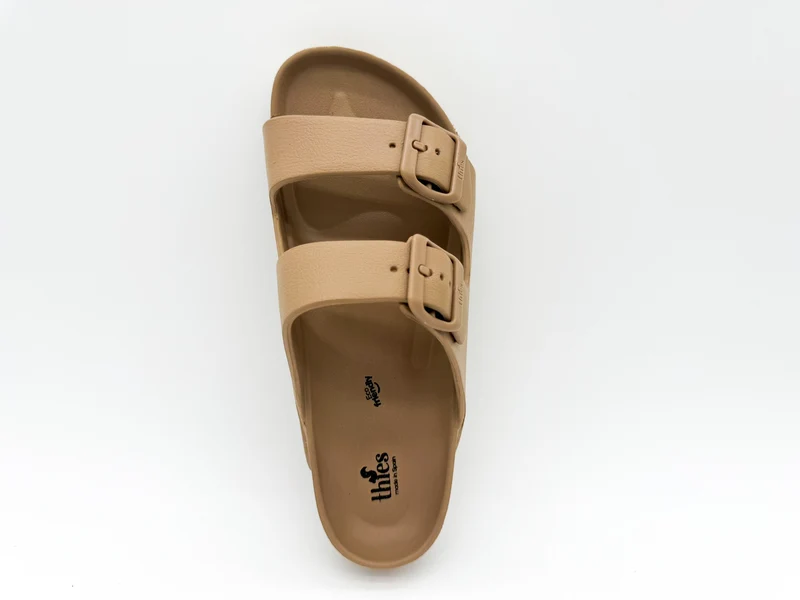 thies 1856 ® Ecofoam Sandal vegan cappuccino