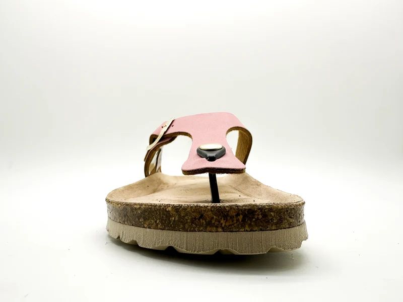 thies 1856 ® Eco Bio Thong Sandal vegan pink grapefruit