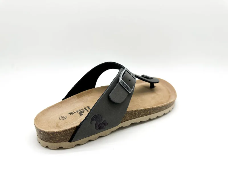 thies 1856 ® Eco Bio Thong Sandal vegan stonehenge