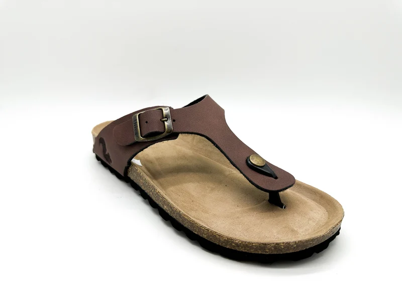thies 1856 ® Eco Bio Thong Sandal vegan chocolate