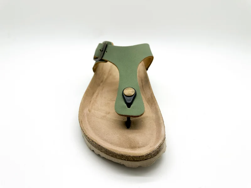 thies 1856 ® Eco Bio Thong Sandal vegan basil