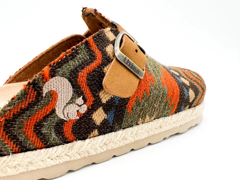 thies 1856 ® Eco Bio Yosemite Clog vegan red blue