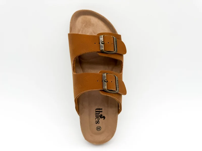 thies 1856 ® Eco Bio Sandal vegan caramel