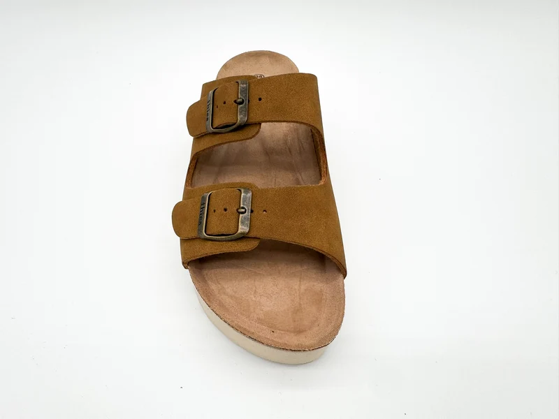 thies 1856 ® Eco Bio Plateau Sandal vegan cognac