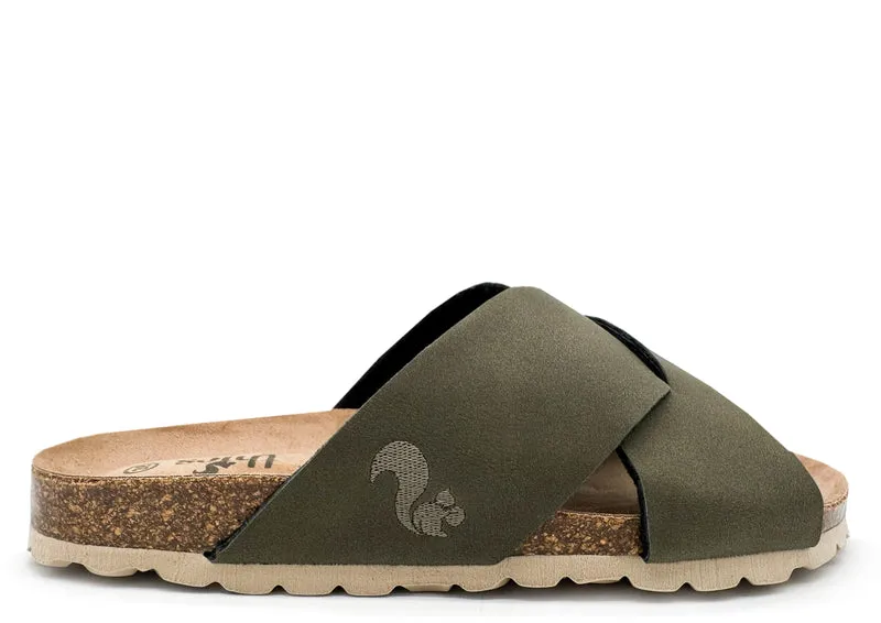 thies 1856 ® Eco Bio Cross Sandal vegan seaweed