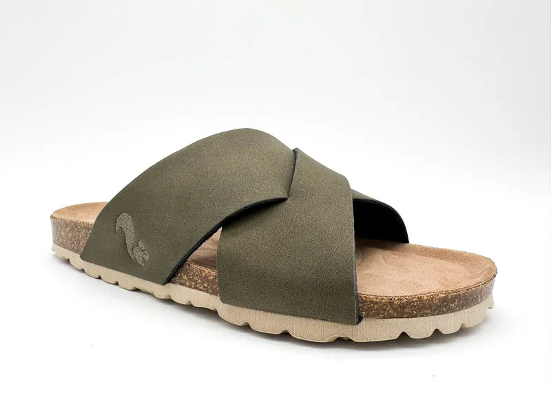 thies 1856 ® Eco Bio Cross Sandal vegan seaweed