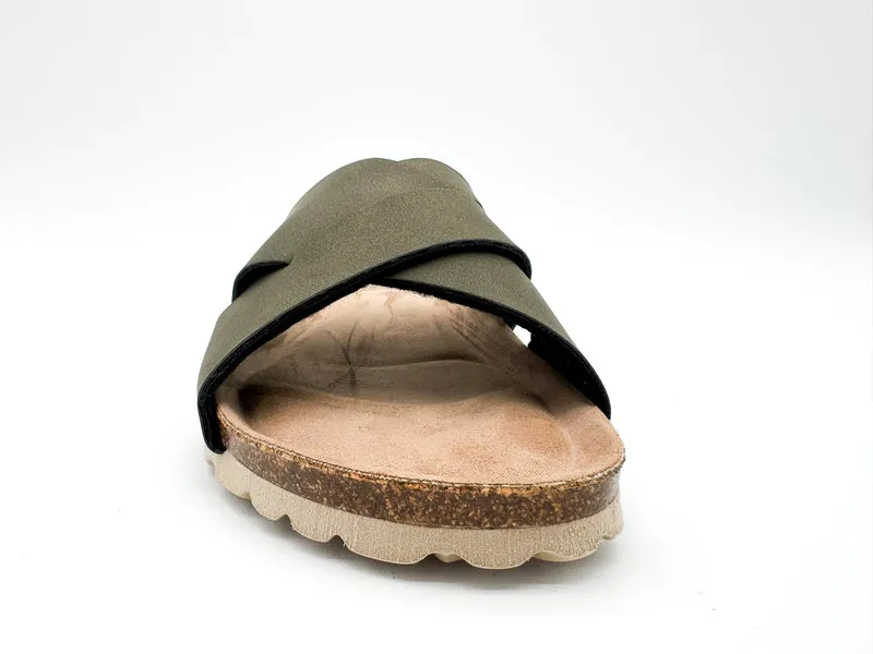 thies 1856 ® Eco Bio Cross Sandal vegan seaweed