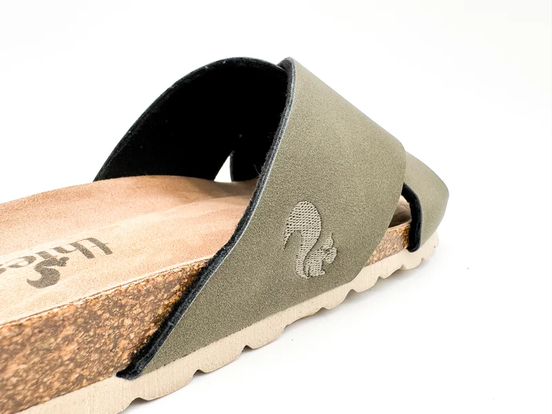 thies 1856 ® Eco Bio Cross Sandal vegan seaweed