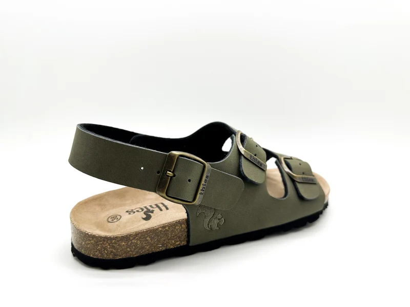 thies 1856 ® Eco Bio Backstrap Sandal vegan seaweed