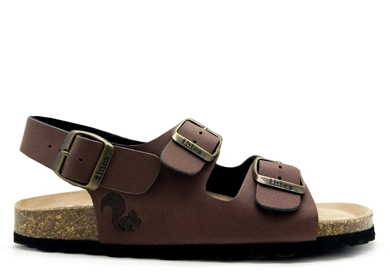 thies 1856 ® Eco Bio Backstrap Sandal vegan chocolate