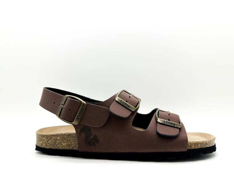 thies 1856 ® Eco Bio Backstrap Sandal vegan chocolate