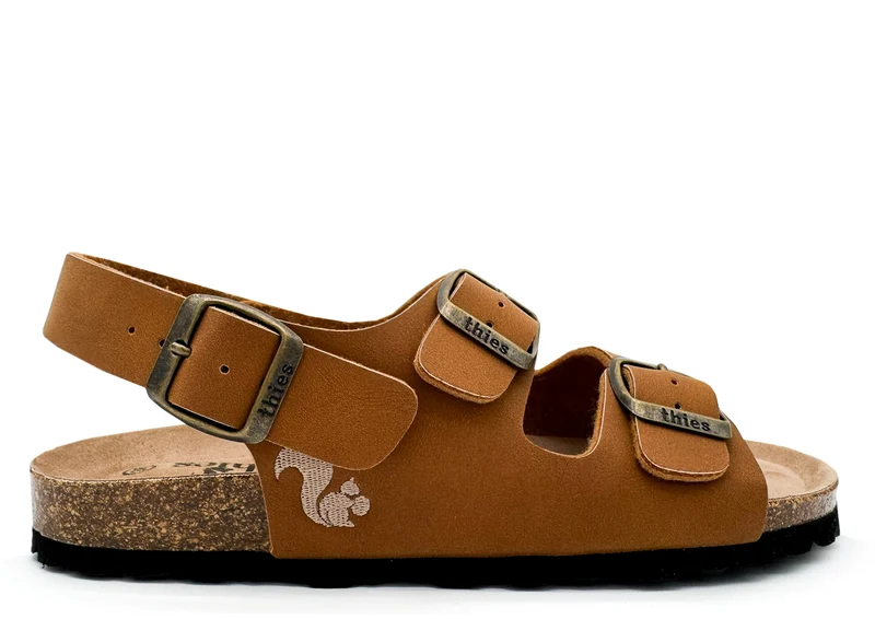 thies 1856 ® Eco Bio Backstrap Sandal vegan caramel