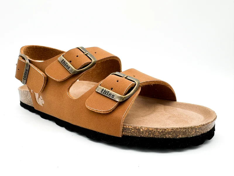 thies 1856 ® Eco Bio Backstrap Sandal vegan caramel