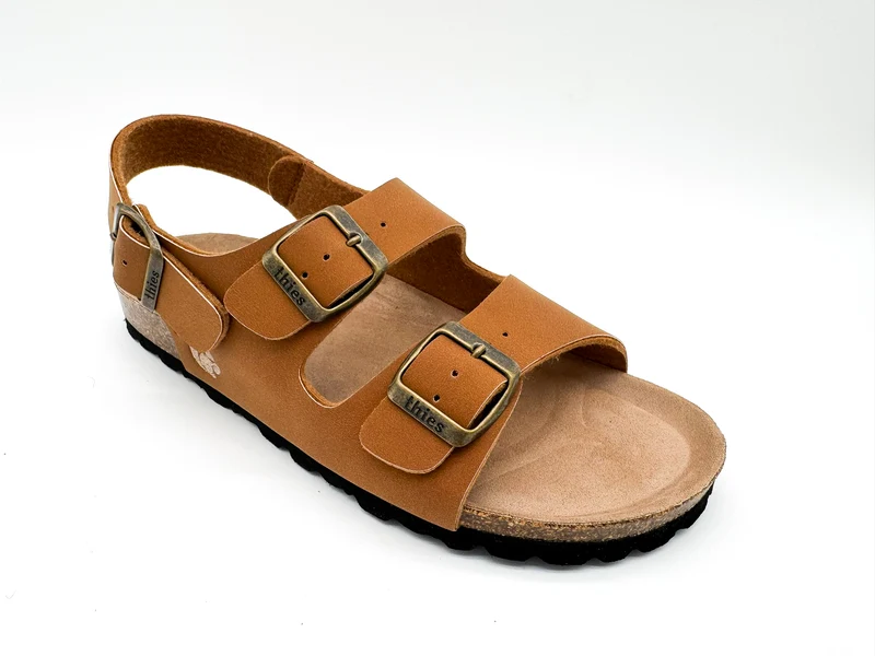 thies 1856 ® Eco Bio Backstrap Sandal vegan caramel