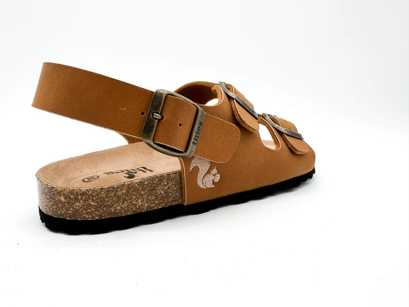 thies 1856 ® Eco Bio Backstrap Sandal vegan caramel
