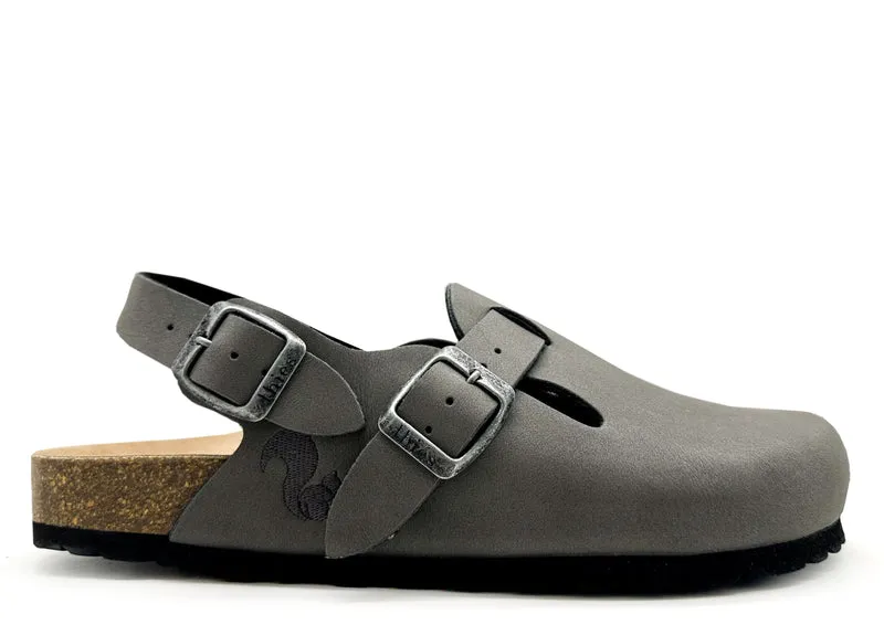 thies 1856 ® Eco Bio Backstrap Clog vegan stonehenge
