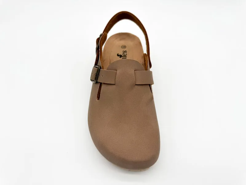 thies 1856 ® Eco Bio Backstrap Clog vegan elephant grey
