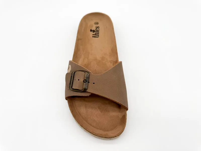 thies 1856 ® Eco Bio Strap Sandal vegan elephant grey