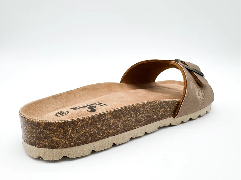 thies 1856 ® Eco Bio Strap Sandal vegan elephant grey