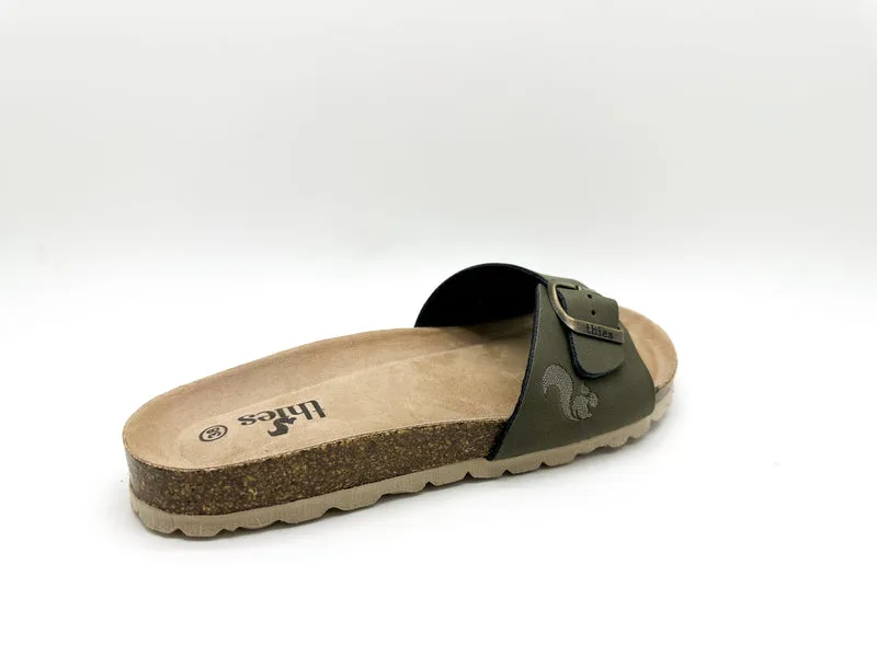 thies 1856 ® Eco Bio Strap Sandal vegan seaweed
