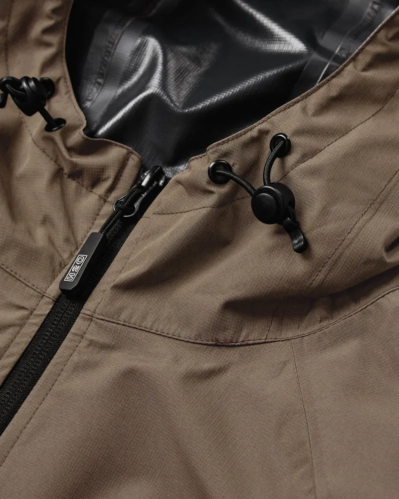 Rømø LW Packable Rain Jacket - Dusty Oak
