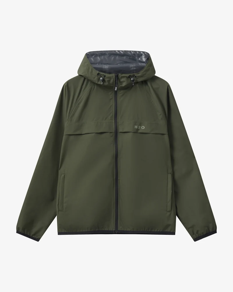 Rømø LW Packable Rain Jacket - Army