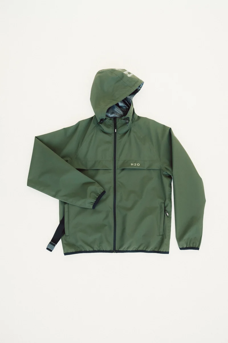 Rømø LW Packable Rain Jacket - Army