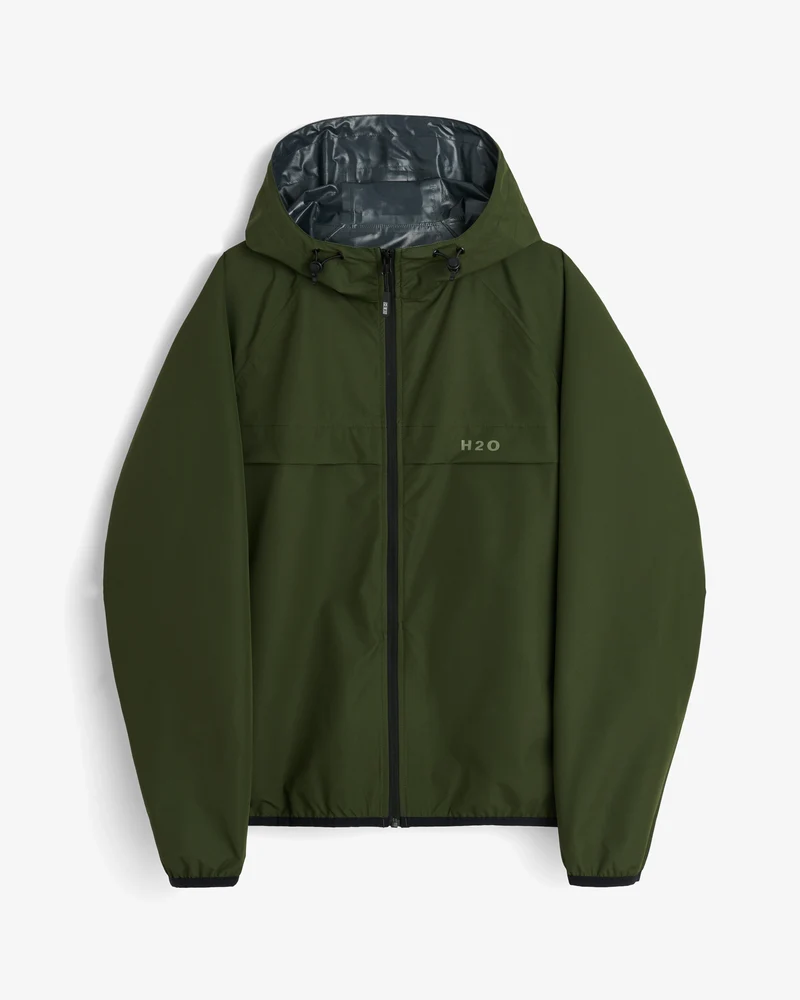 Rømø LW Packable Rain Jacket - Army