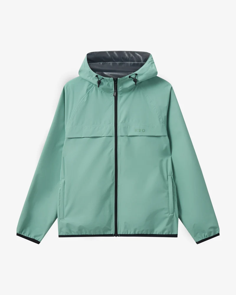 Rømø LW Packable Rain Jacket - Sea Grass