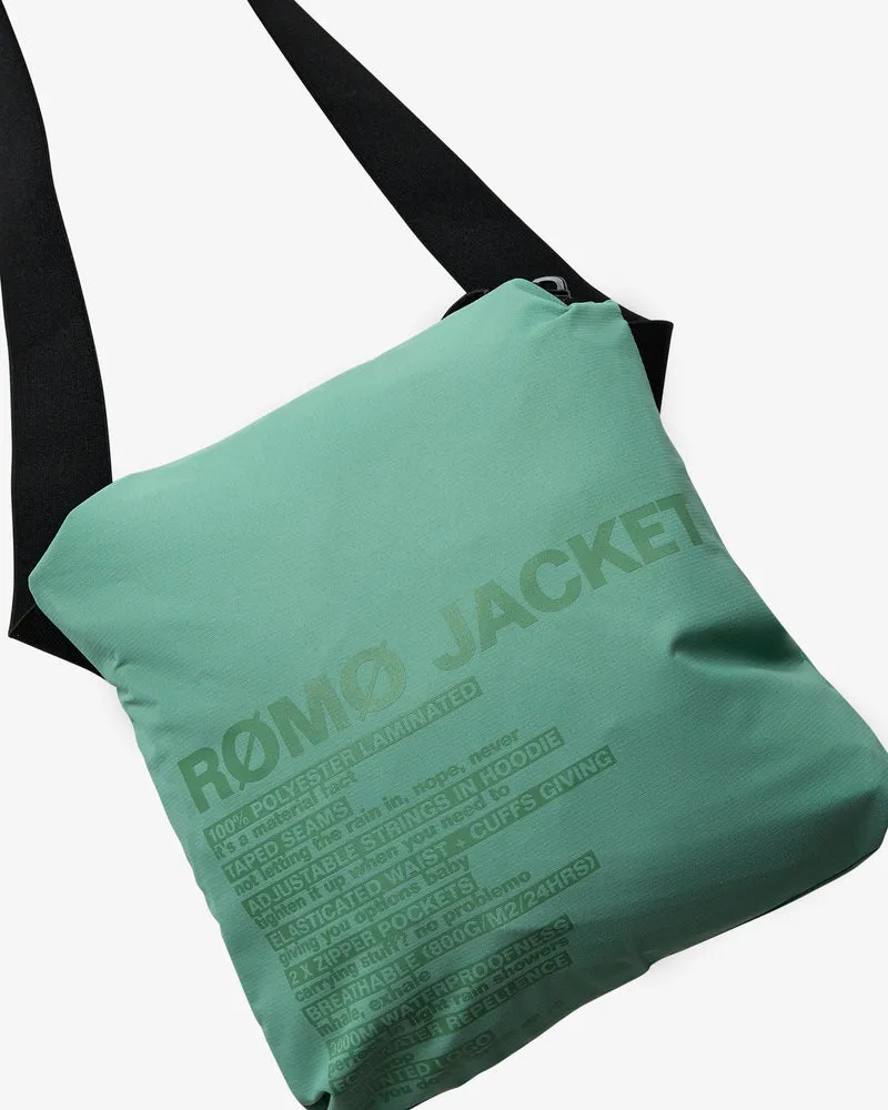 Rømø LW Packable Rain Jacket - Sea Grass