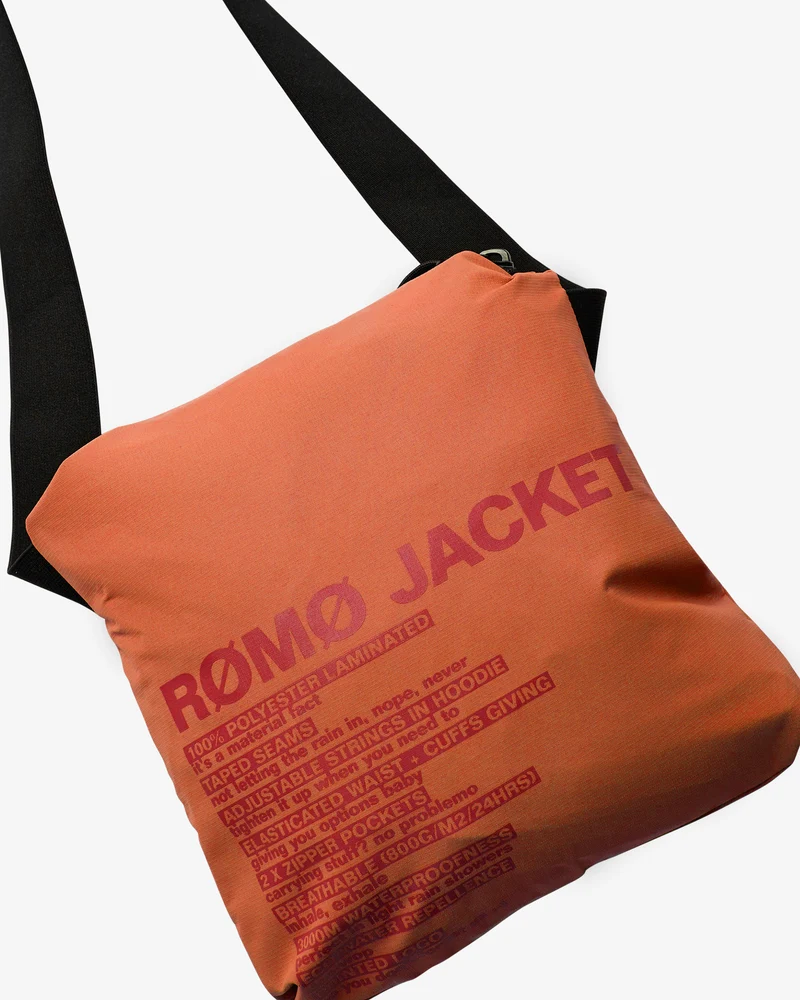 Rømø LW Packable Rain Jacket - Autumn Leaf