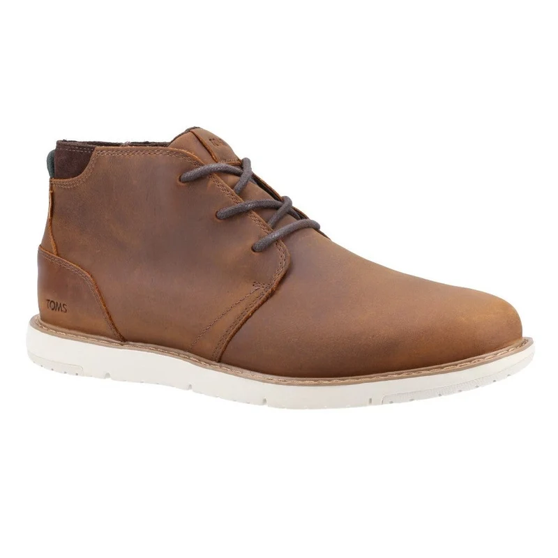 TOMS Navi Herrenstiefel | Topasbraunes Leder