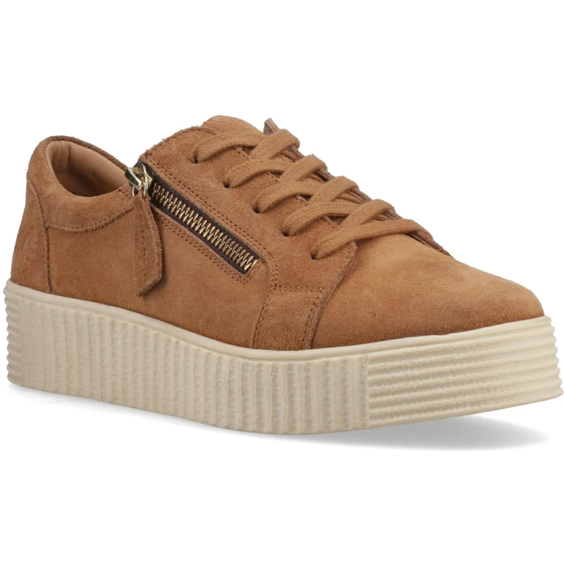 Hush Puppies Tara Wildleder-Sneaker für Damen | Hellbraun