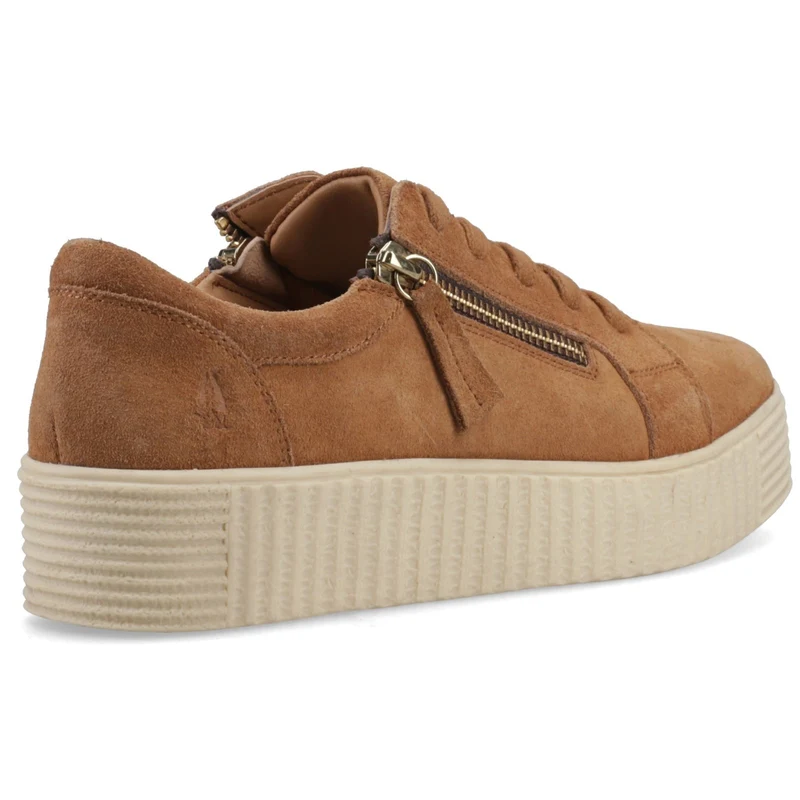 Hush Puppies Tara Wildleder-Sneaker für Damen | Hellbraun