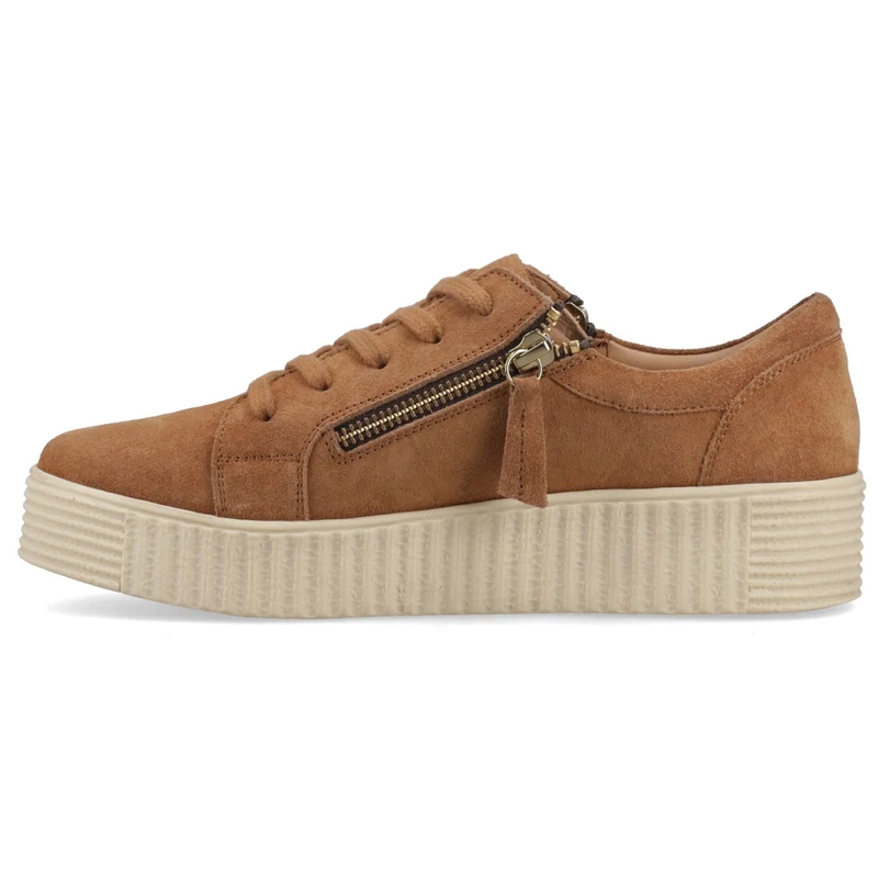 Hush Puppies Tara Wildleder-Sneaker für Damen | Hellbraun