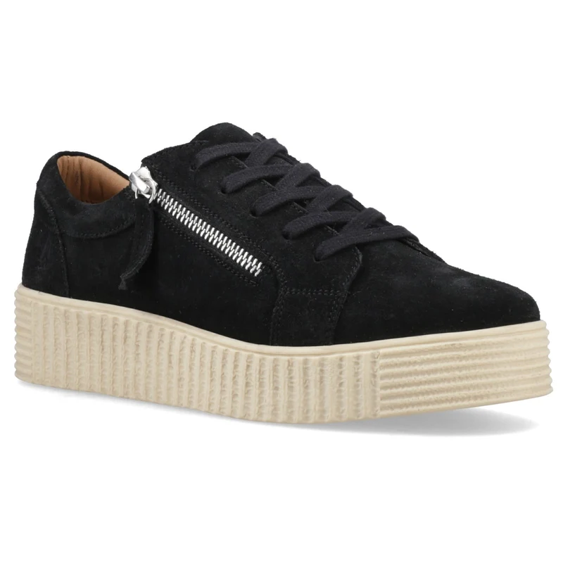 Hush Puppies Tara Wildleder-Sneaker für Damen | Schwarz