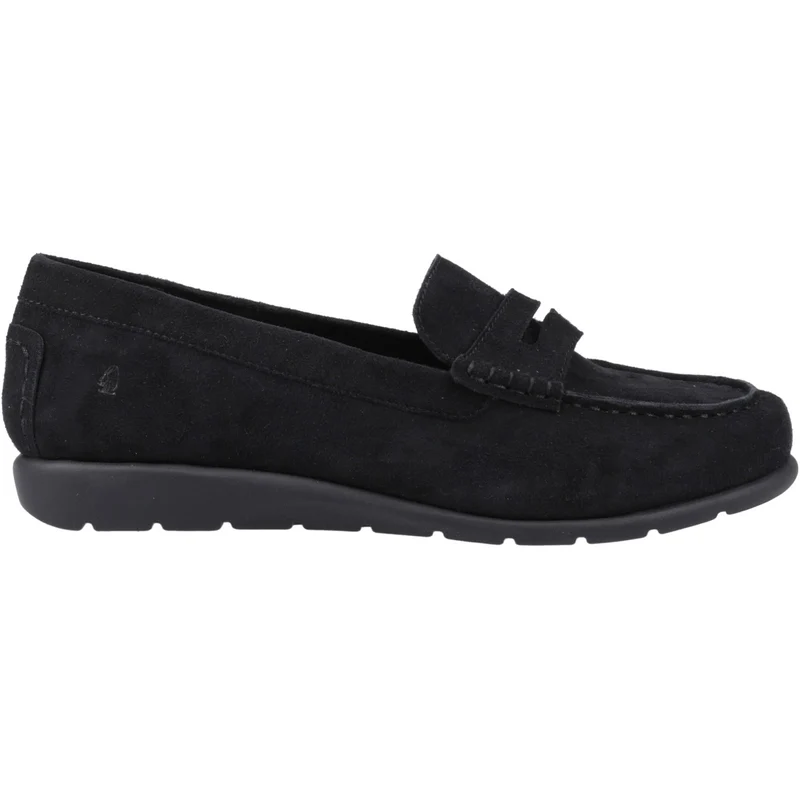 Hush Puppies Shelby Damen-Loafer | Schwarzes Wildleder