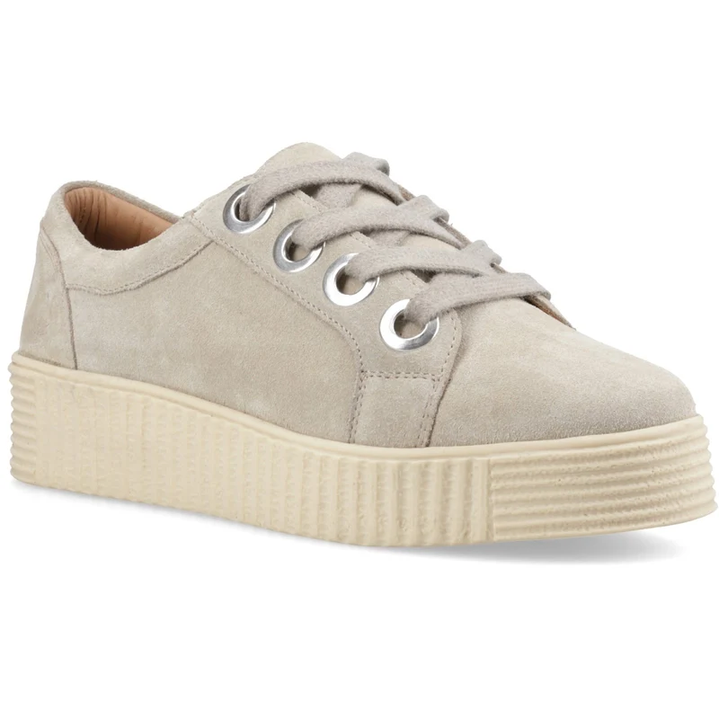 Hush Puppies Damen-Wildlederschuh Tamsin | Taupe
