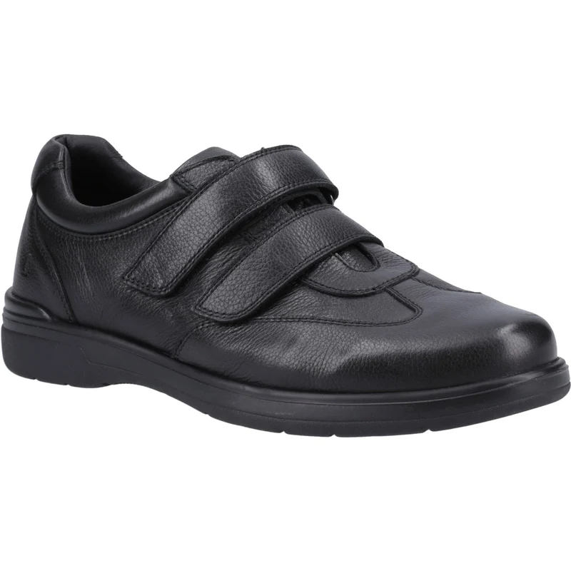 Hush Puppies Magnus Classic Herrenschuh mit Klettverschluss | Schwarz