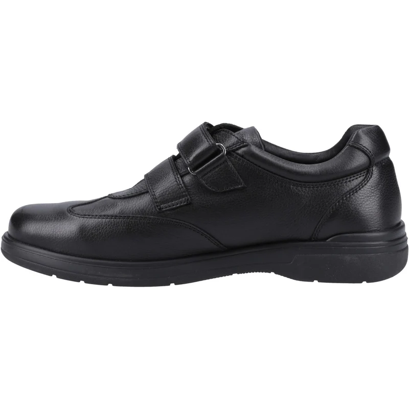 Hush Puppies Magnus Classic Herrenschuh mit Klettverschluss | Schwarz